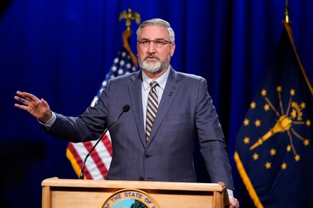 State of the State, Indianapolis, United States - 19 Jan 2021