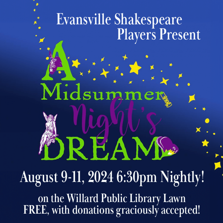 Join Us for A Midsummer Night’s Dream in Willard Park! | August 9-11