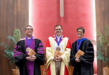 University of Evansville Honors Faculty with Endowed Positions at Investiture Ceremony