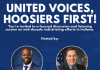 REMINDER: BURTON TO HOST “UNITED VOICES, HOOSIERS FIRST!” REDISTRICTING TOWN HALL AND LISTENING SESSION