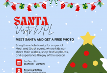 Santa Visits WPL | Sat. Dec. 13th