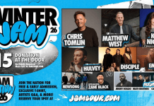 WINTER JAM 2026, CHRISTIAN MUSIC’S BIGGEST TOUR, RETURNS WITH CHRIS TOMLIN, MATTHEW WEST, KATY NICHOLE, HULVEY, DISCIPLE, EMERSON DAY & NEWSONG AT GAINBRIDGE FIELDHOUSE ON FRIDAY, FEB. 6