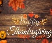 HAPPY THANKSGIVING TO ALL