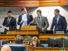 Mid-cycle redistricting bill now heads for its second reading in the Indiana Senate